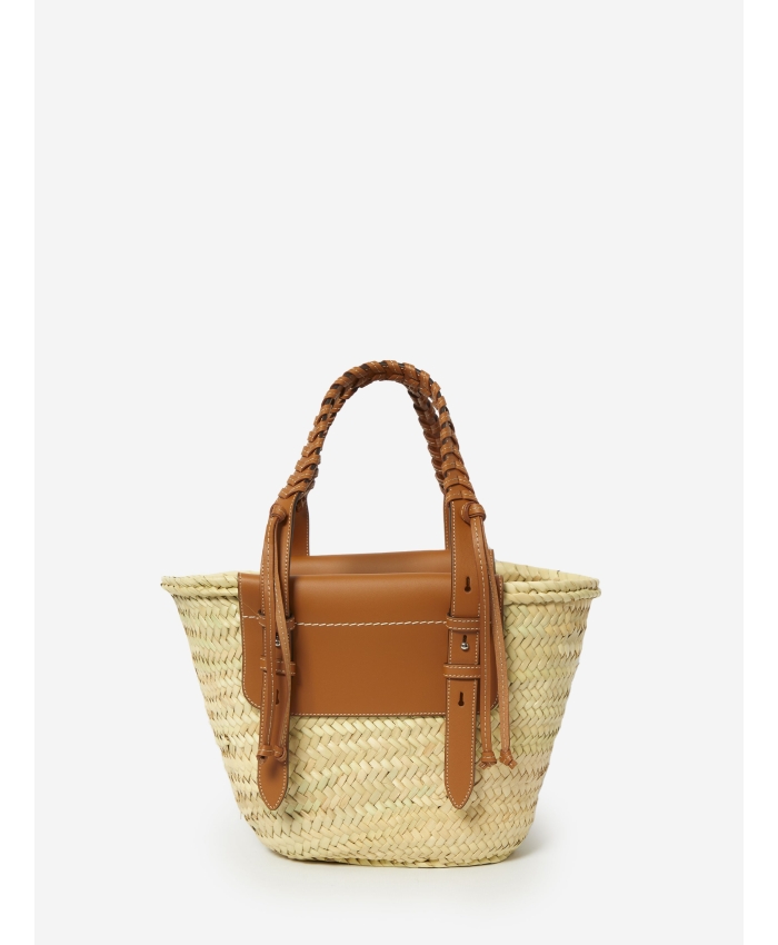 TOD'S - Raffia shopping bag