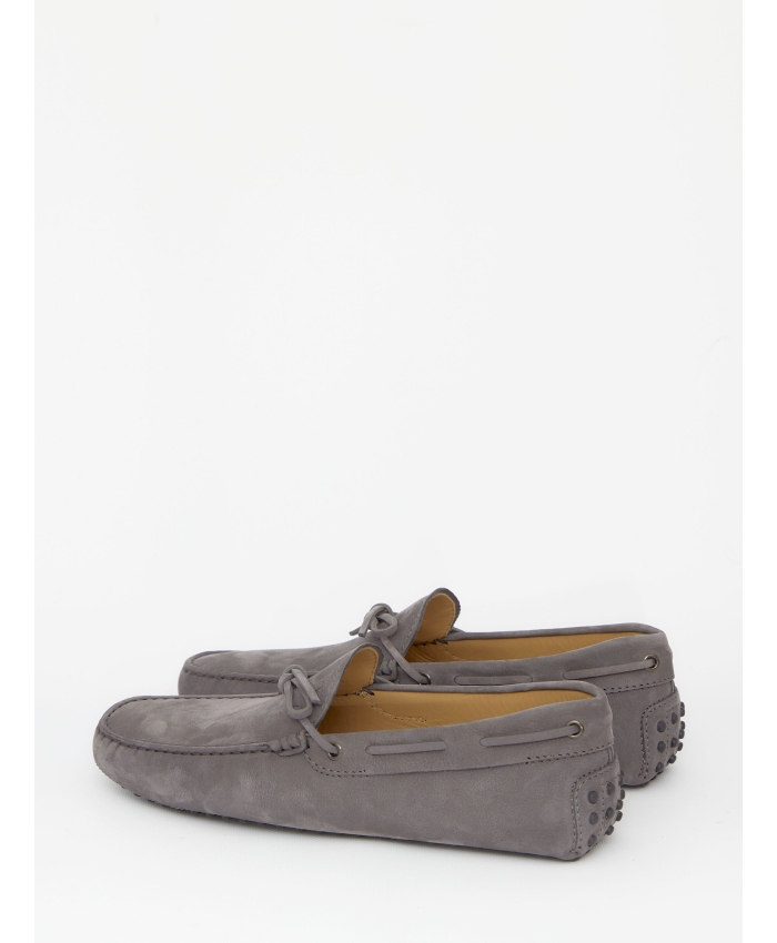 TOD'S - Grey Gommino loafers