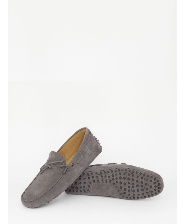 TOD'S - Grey Gommino loafers