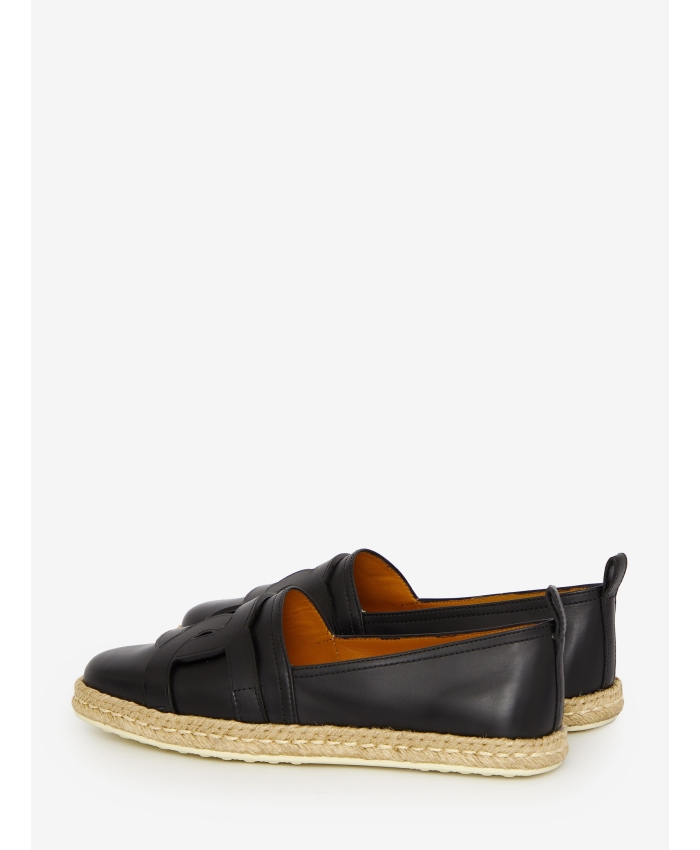 TOD'S - Kate leather espadrilles