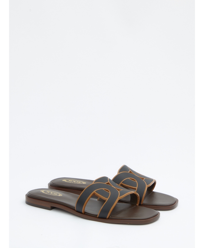 TOD'S - Kate leather sandals