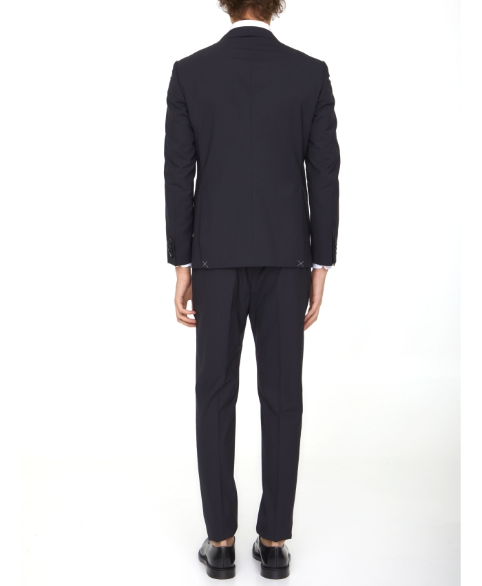 TONELLO - Black wool two-piece suit