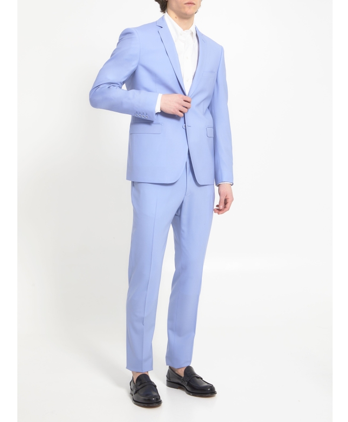 TONELLO - Two-piece suit in light-blue wool