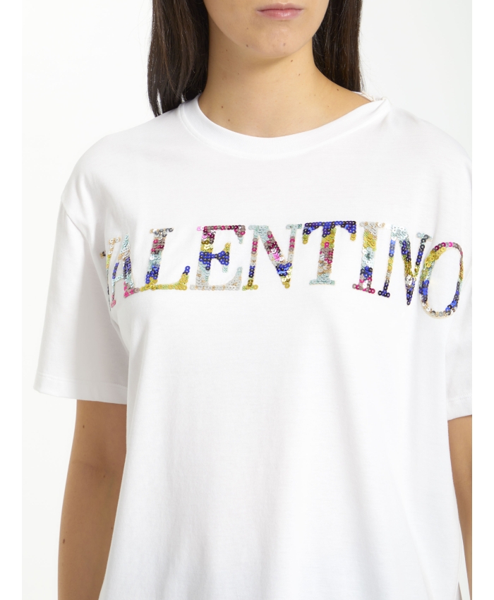 VALENTINO GARAVANI - T-shirt con ricamo
