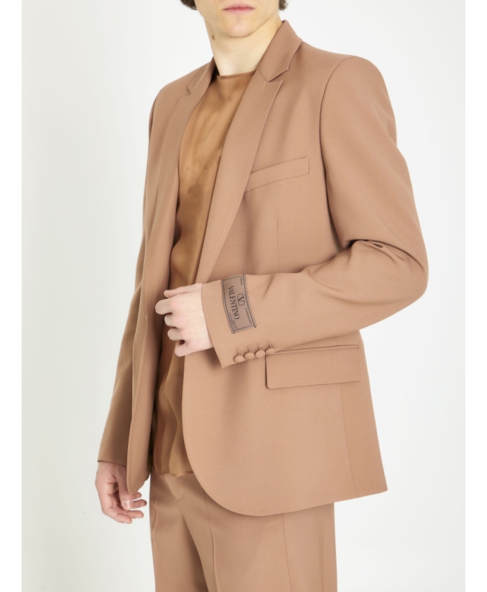 VALENTINO GARAVANI - Single-breasted wool jacket