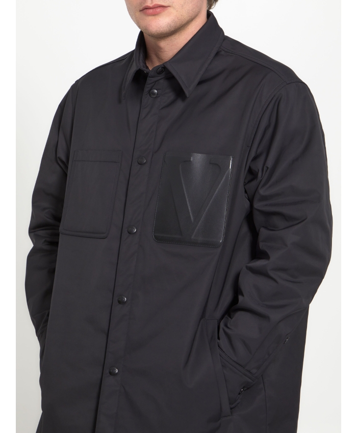 VALENTINO GARAVANI - Black nylon jacket