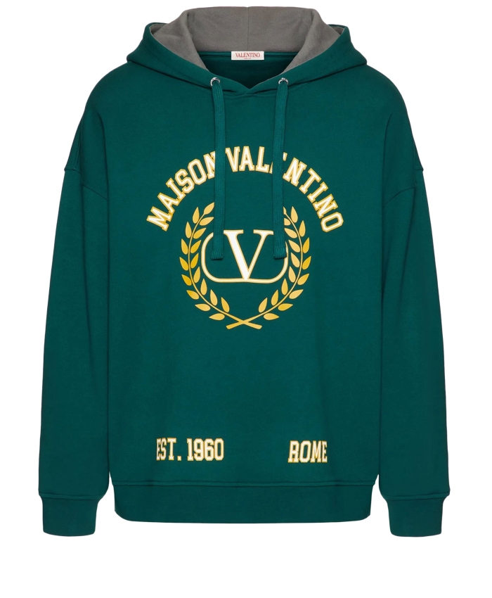 VALENTINO GARAVANI - Maison Valentino print hoodie