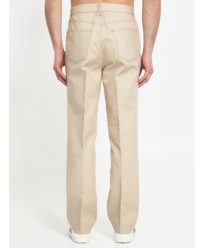 VALENTINO GARAVANI - Cotton gabardine trousers