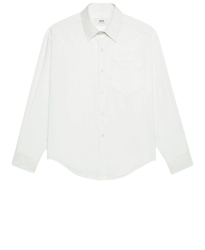 AMI PARIS - Cotton poplin shirt