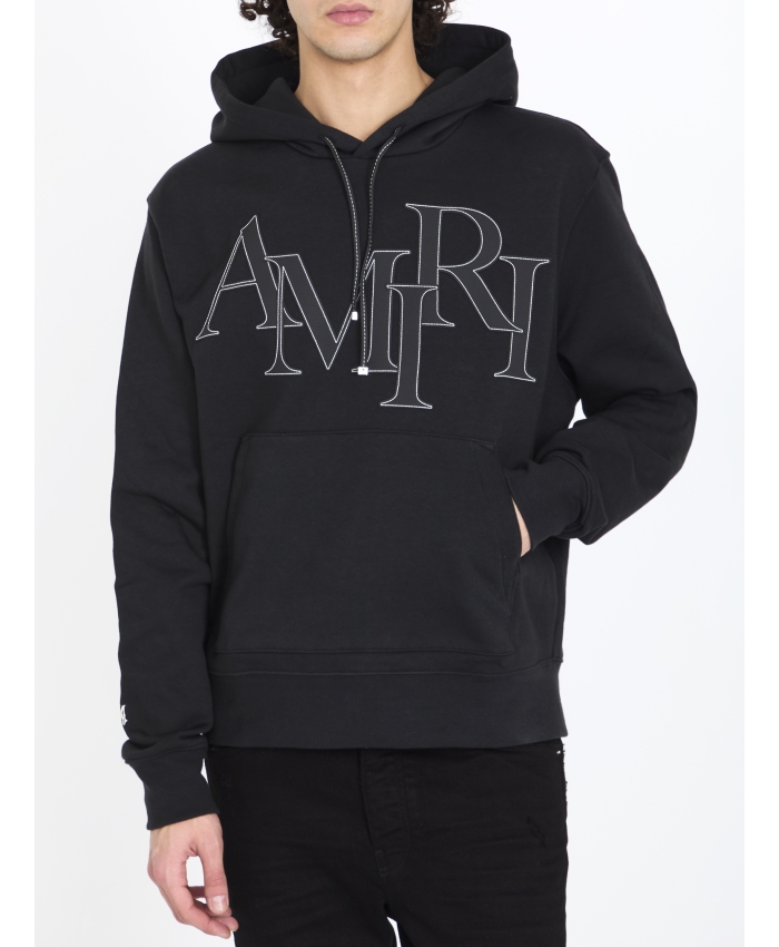AMIRI - Amiri Staggered Logo hoodie