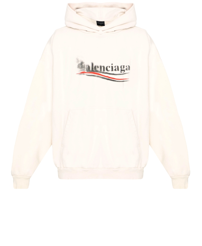 BALENCIAGA - Political Stencil Medium Fit hoodie