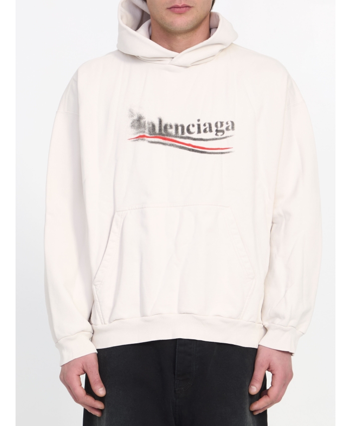 BALENCIAGA - Political Stencil Medium Fit hoodie