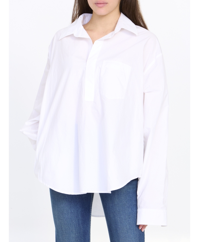 BALENCIAGA - Crinkled cotton shirt