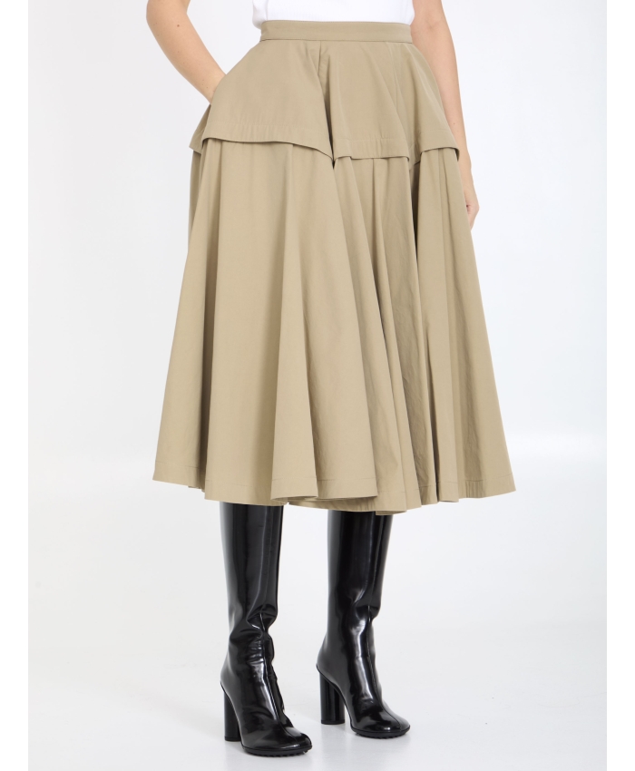 BOTTEGA VENETA - Compact cotton skirt