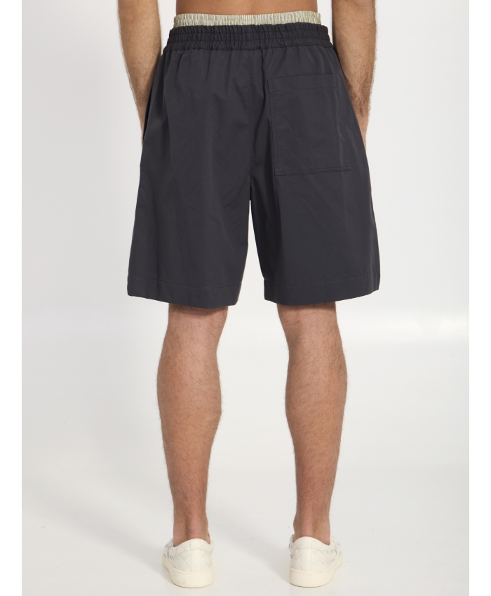 BOTTEGA VENETA - Bermuda shorts with double elastic