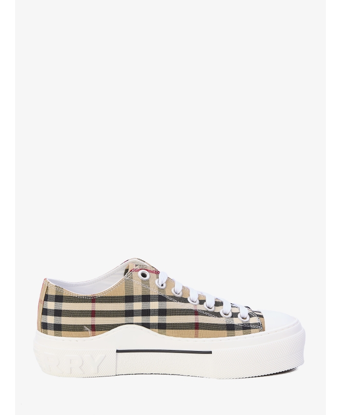 BURBERRY - Low Top Check sneakers