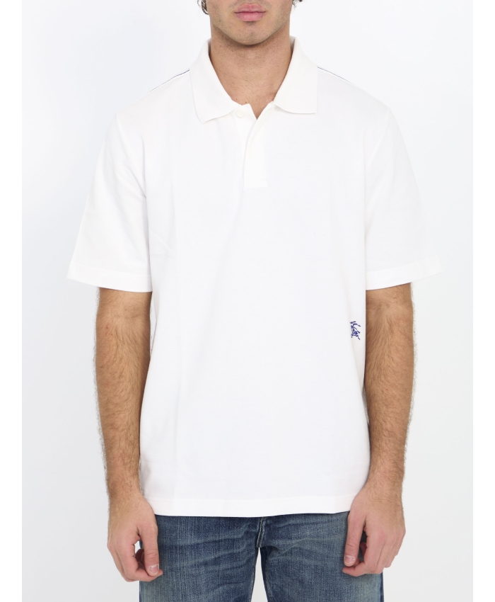 BURBERRY - Cotton polo shirt