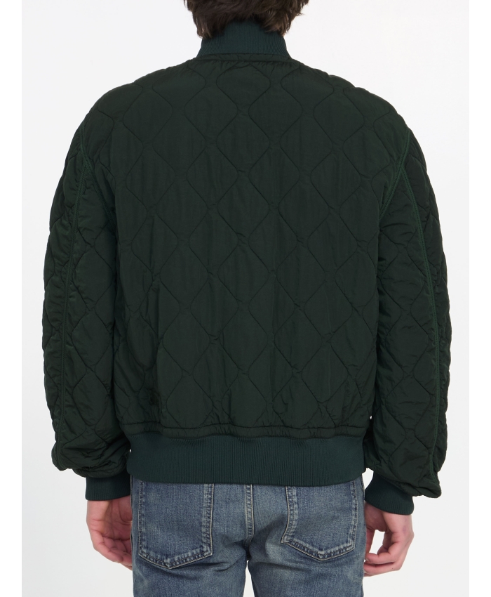 BURBERRY - Quilted nylon bomber jacket
