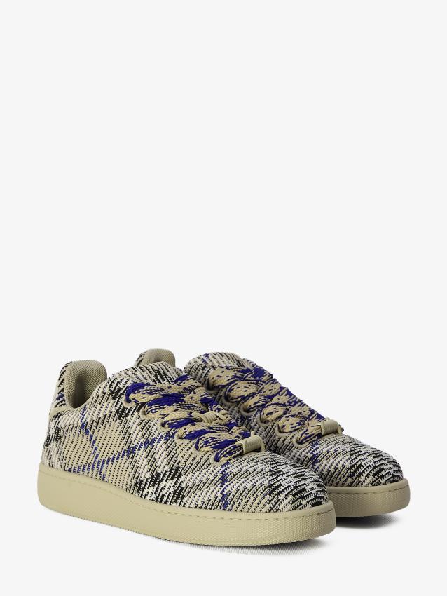 BURBERRY - Sneakers Check Knit Box