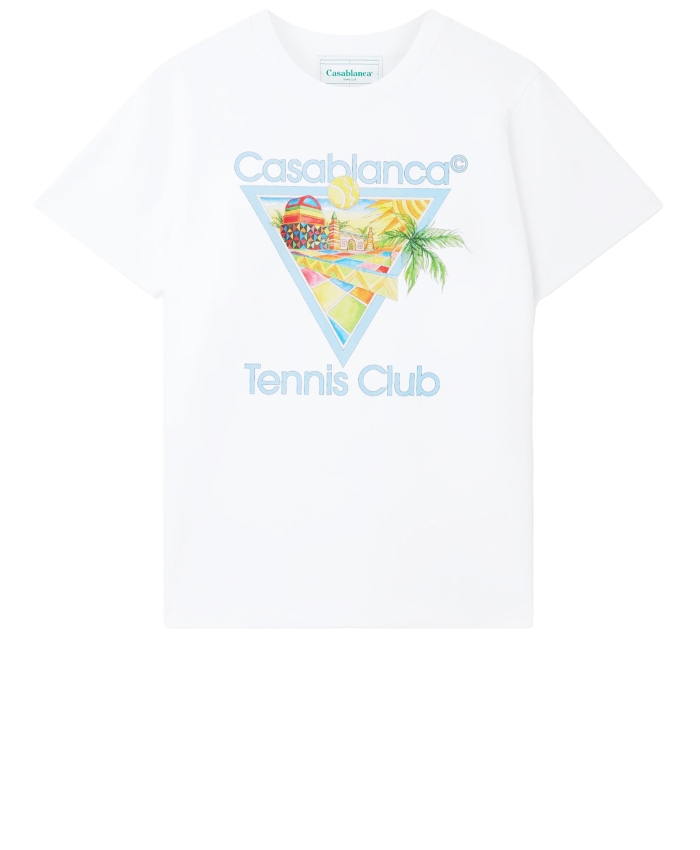 CASABLANCA - T-shirt Afro Cubism Tennis Club