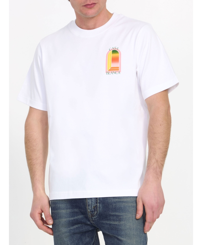 CASABLANCA - T-shirt Gradient L'Arche