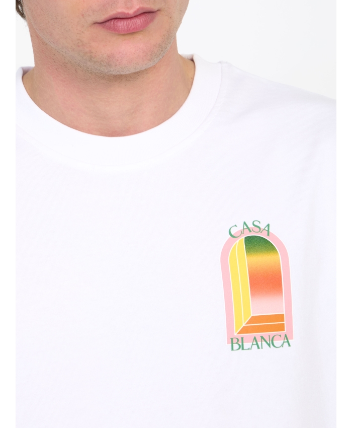 CASABLANCA - Gradient L'Arche t-shirt