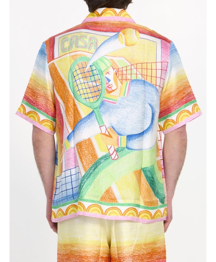 CASABLANCA - Crayon Tennis Player shirt