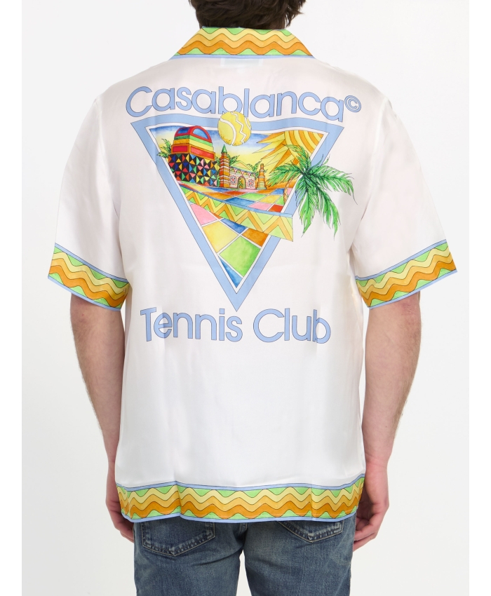 CASABLANCA - Camicia Afro Cubism Tennis Club