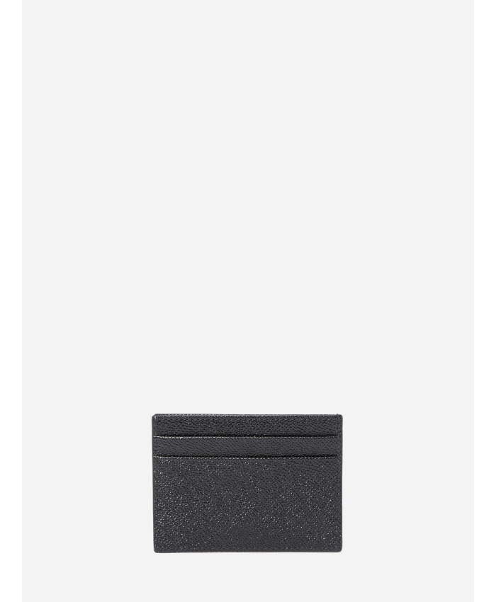 DOLCE&GABBANA - Black leather cardholder