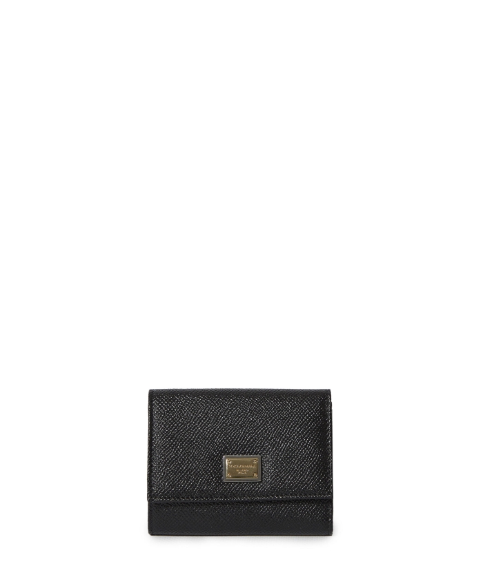 DOLCE&GABBANA - Bi-fold wallet in leather