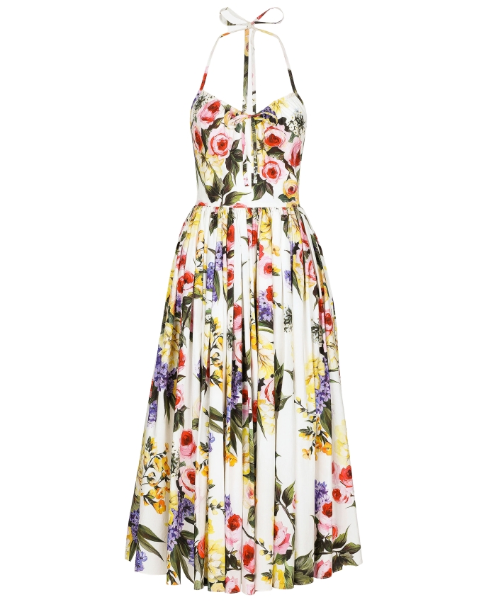 DOLCE&GABBANA - Garden-print dress