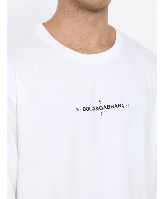 DOLCE&GABBANA - T-shirt con stampa Marina