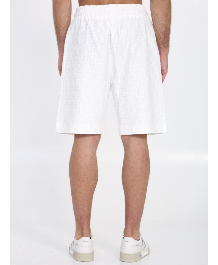 FENDI - FF cotton bermuda shorts