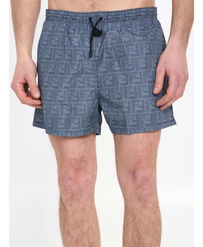 FENDI - Nylon swim shorts