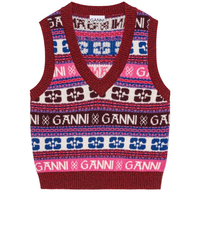 GANNI - Wool vest