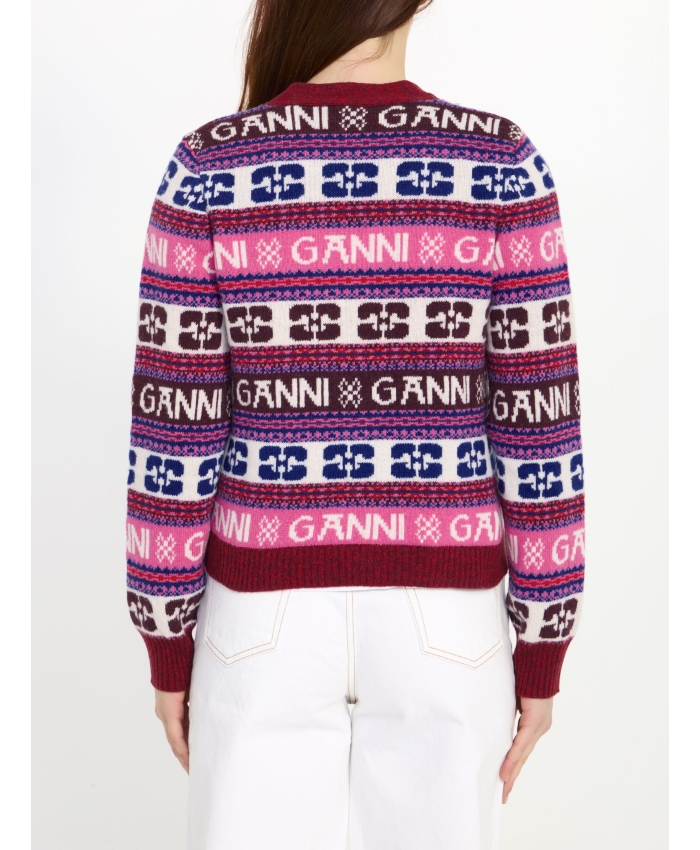 GANNI - Cardigan in lana