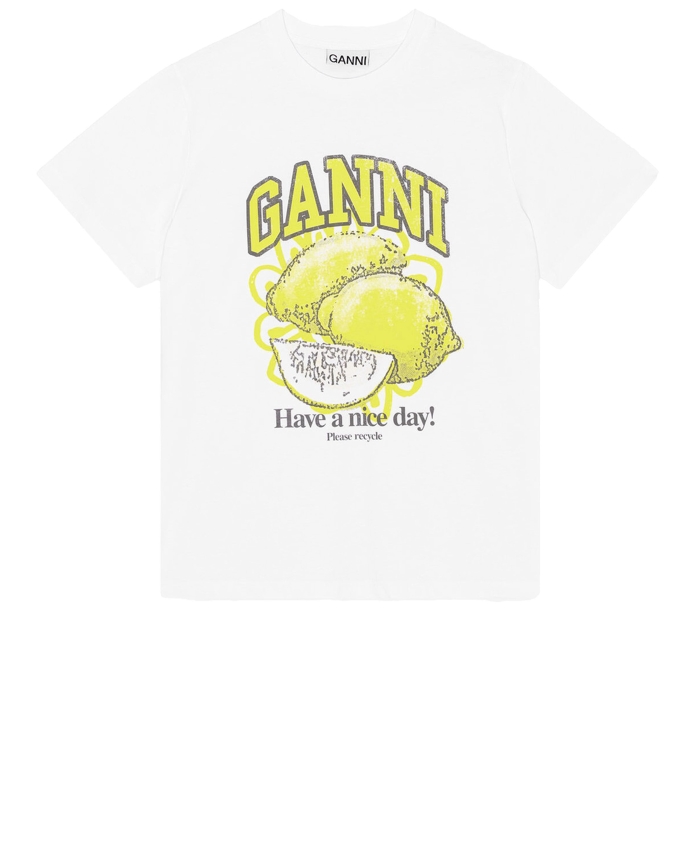 GANNI - T-shirt Lemon