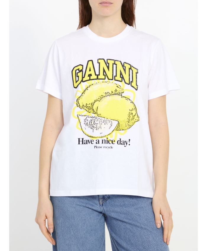 GANNI - Lemon t-shirt