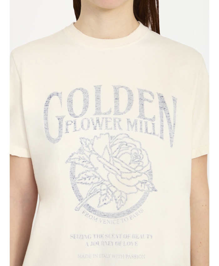 GOLDEN GOOSE - T-shirt con stampa