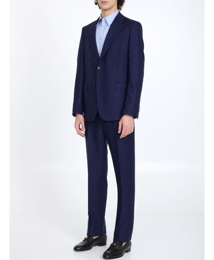 GUCCI - Suit in GG wool
