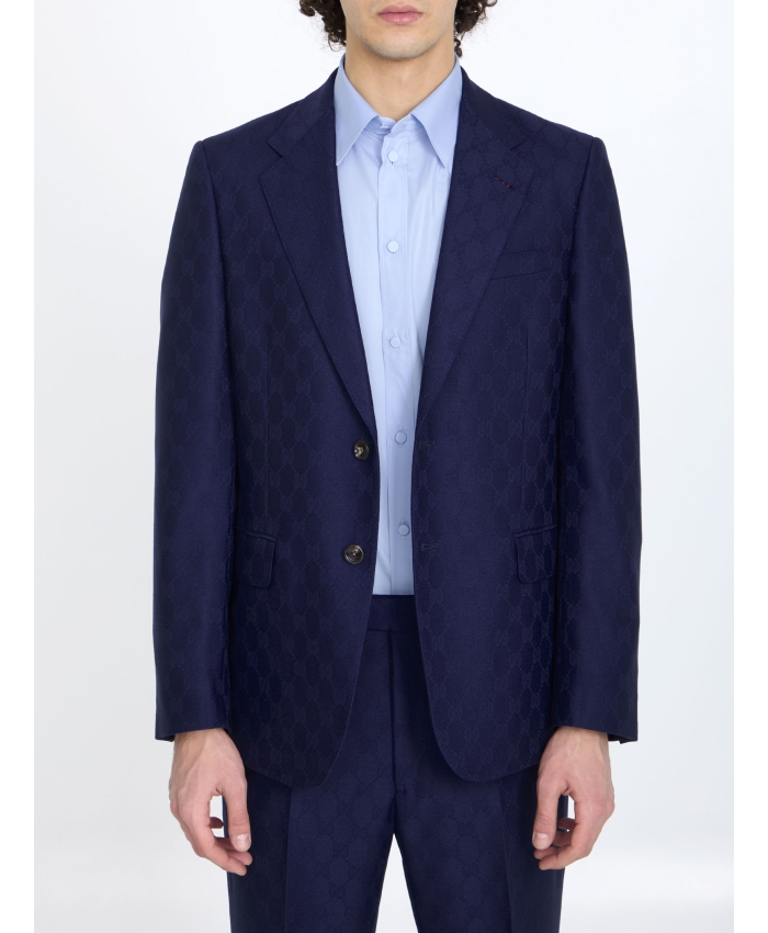 GUCCI - Suit in GG wool