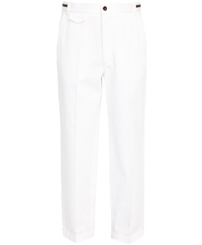 GUCCI - Web detailing trousers