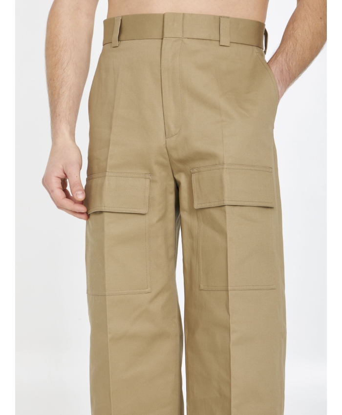 GUCCI - Pantaloni cargo in cotone