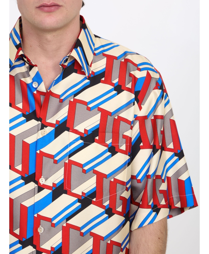 GUCCI - Camicia Gucci Pixel