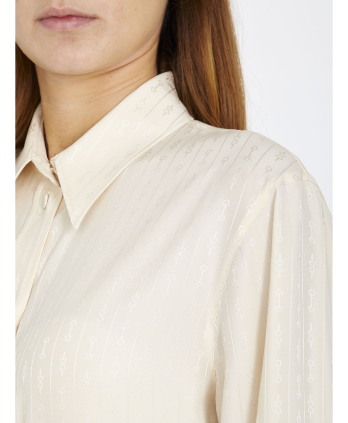 GUCCI - Silk jacquard shirt