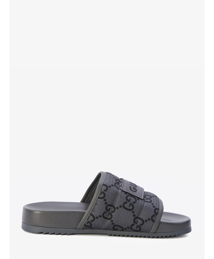 GUCCI - Slider sandals with GG motif