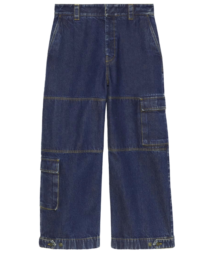 GUCCI - Cargo jeans in denim