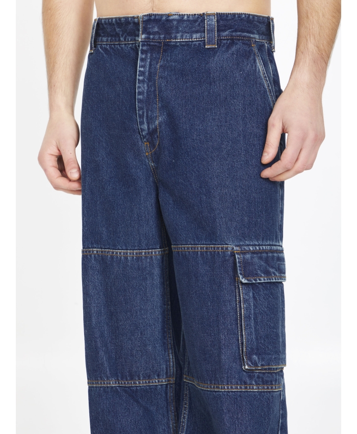 GUCCI - Jeans cargo in denim