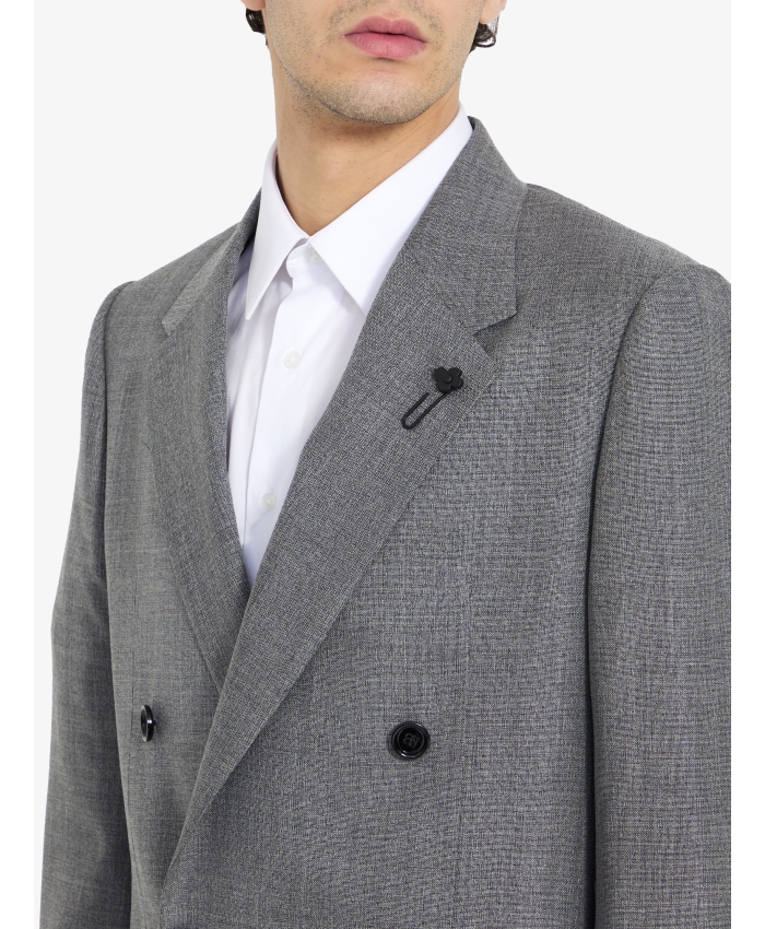 LARDINI - Two-piece suit in wool and silk