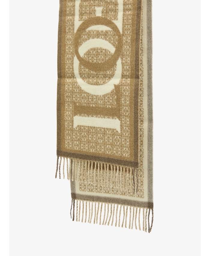 LOEWE - Love scarf in wool and cashmere